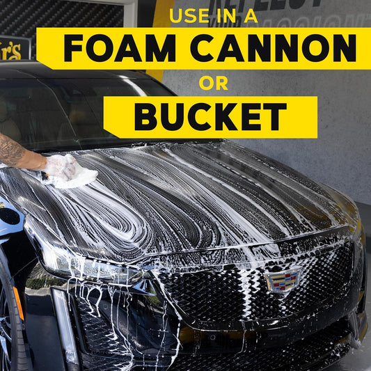 Meguiar's Gold Class Car Wash - Get Professional Results in a Foam Cannon or as a Bucket Wash - Get a Clean and Glossy Finish That's Safe for All Paint Types - 64 Oz
